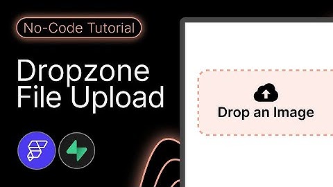 Add Drag and Dropzone File Upload to #NoCode Web App | #FlutterFlow & #Supabase Tutorial