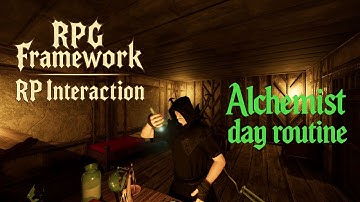 Unreal Engine 5 RP Interact Plugin Demo – Alchemist NPC AI Routine