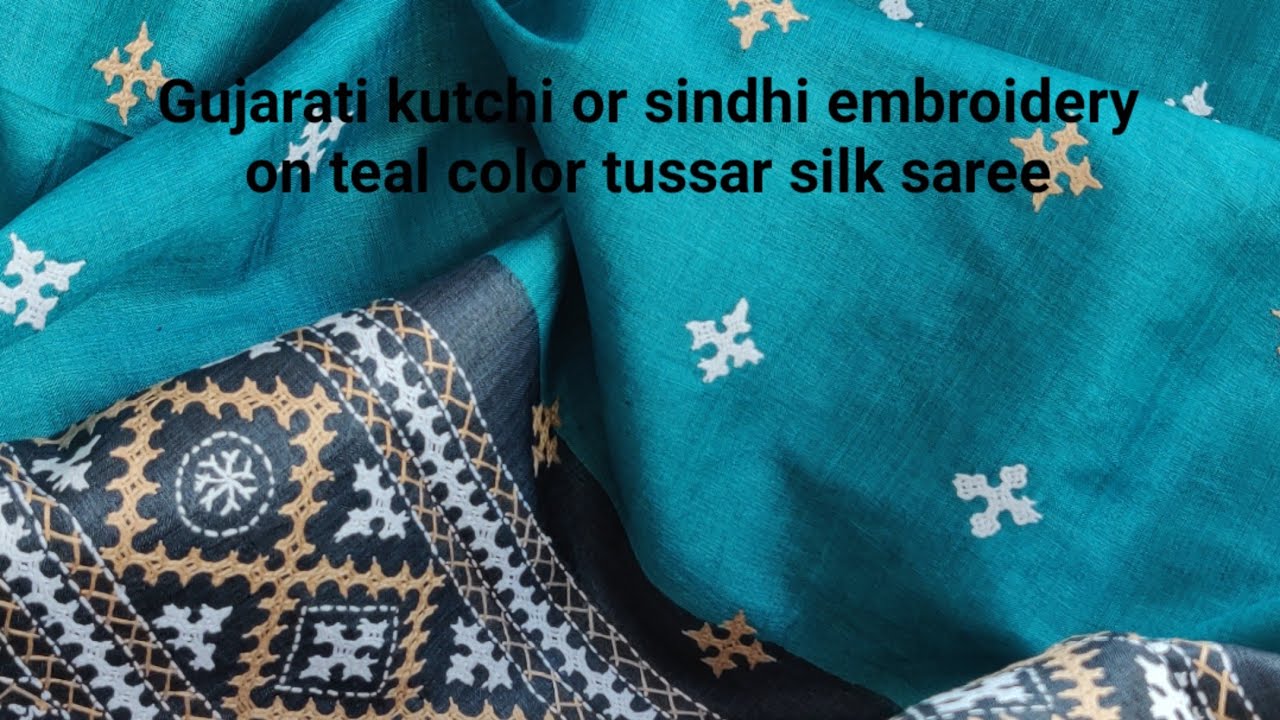 sindhi stitch saree