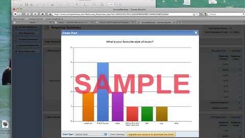 How to extract info from survey monkey & show data in a chart in word