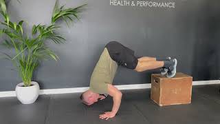 Pike Push Up Feet Elevated Technique Demo