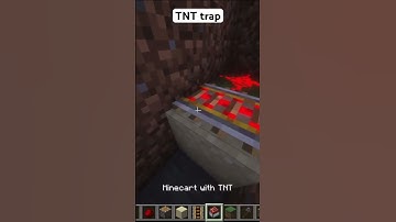 Tutorial: tnt tree trap #minecraft #minecraftshorts #tutorial #shorts #subscribe #like