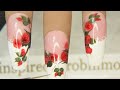 Roses on French Tip Lace Nails!! | In Depth DIY Rose Nail Art Tutorial