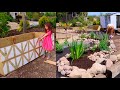 New Raised Bed Design | Garden Chores & Progress | BIG Surprise | Rock Garden // Garden Farm