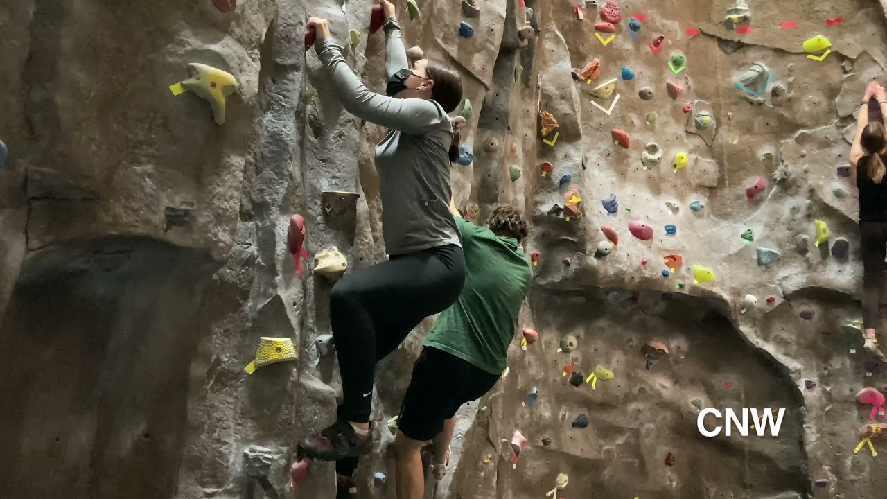 Bouldering at CWU Rec Center YouTube