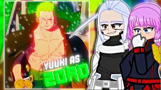  Chained Soldier Reacts To Yuuki As Zoro  One Piece  Gacha React