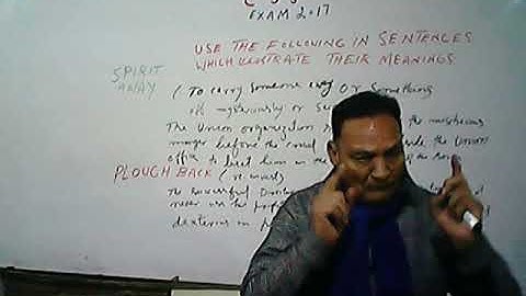 CSS Sentence 1, FPSC English Paper 2017  uploaded by Entry Test Channel