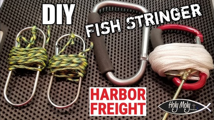 DIY Hoop Stringer for kayak fishing, spear fishing, etc - FREE