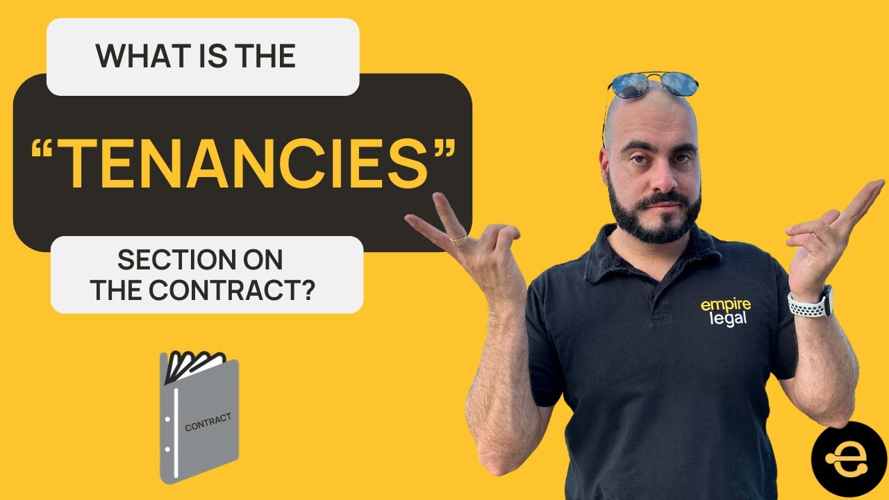 How to deal with tenants on a sale contract in QLD property YouTube