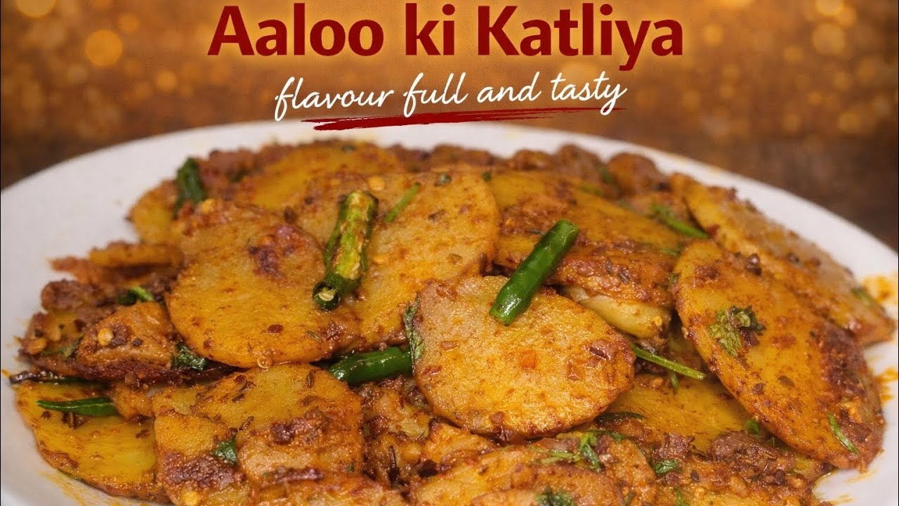 In just 10 Minutes Aaloo Ki Katliya | soft, Masaledar & Flavour-Full Desi Aloo Recipe You’ll Love  