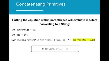 AP CS A 2.6 - String Objects: Concatenations, Literals & More (OUTDATED)