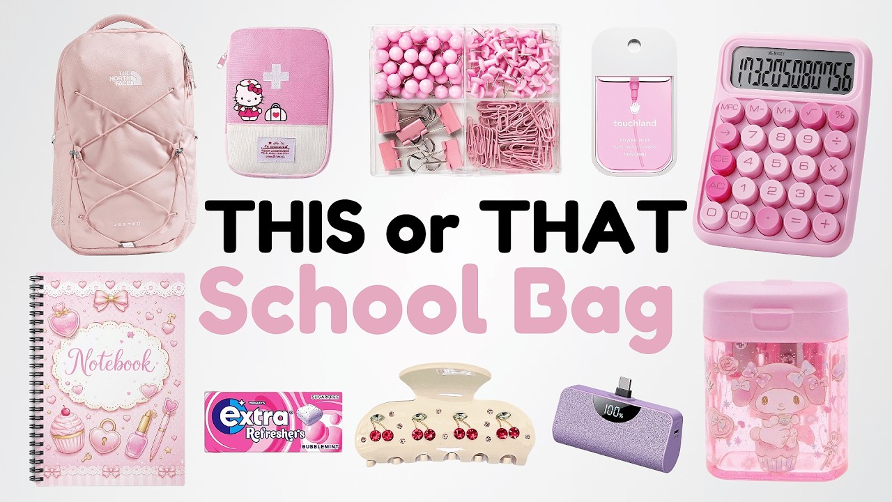 This or That: Pack Your DREAM School Bag 📚✨