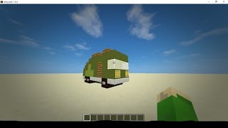 Minecraft Vehicles : How To Make A Garbage Truck