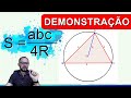 Como Encontrar a Área de um Triângulo Inscrito em um Círculo com Raio R 📐