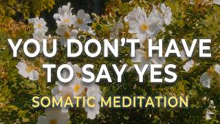 People Pleasing Meditation | Set Boundaries Without Guilt