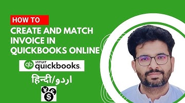How to create an invoice in Quickbooks Online - Urdu/Hindi