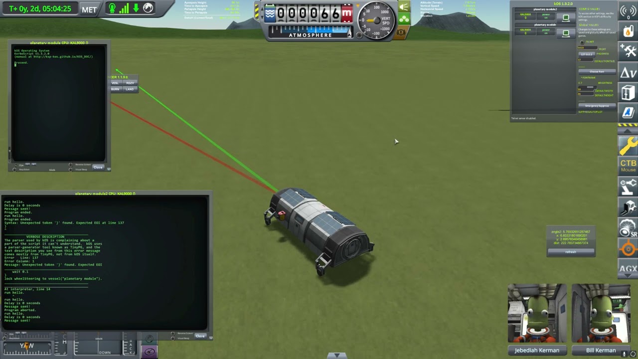 Land-based docking procedure