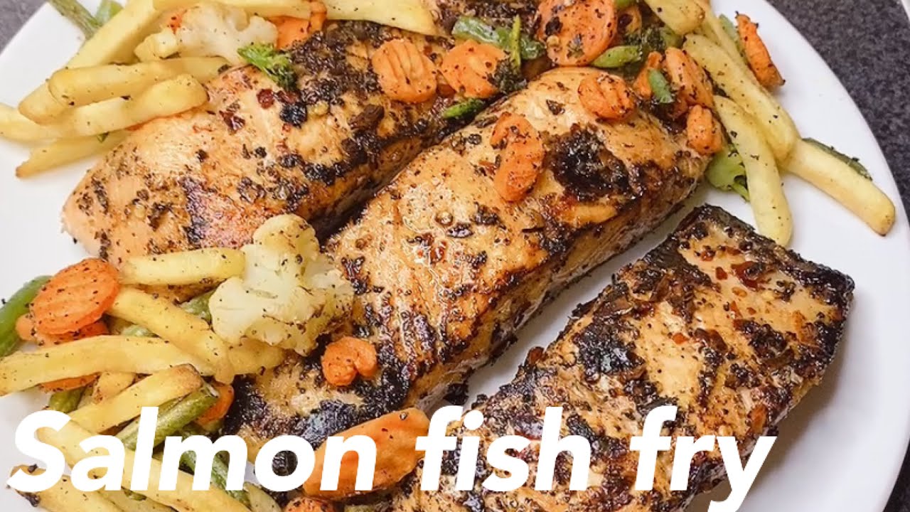 Easy pan seared Salmon recipe/tawa fish Urdu&HindiSKT YouTube