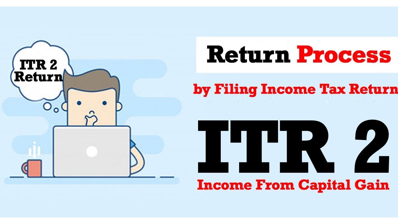How To Fill ITR 2 || Income From Capital Gain Process || computer keyboard