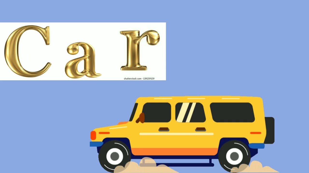 Capital C _C for car ,cat,cake read and learn