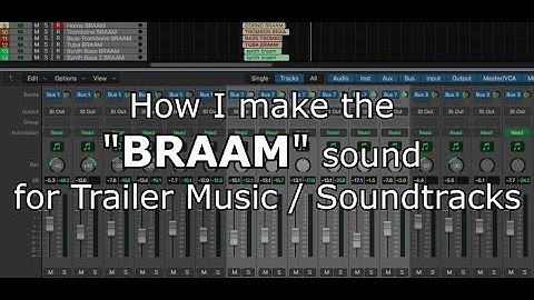 How I make the BRAAM sound for Trailer Music / Soundtracks