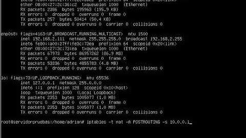 VIDEO 1 IPTABLES COMPARTIR INTERNET