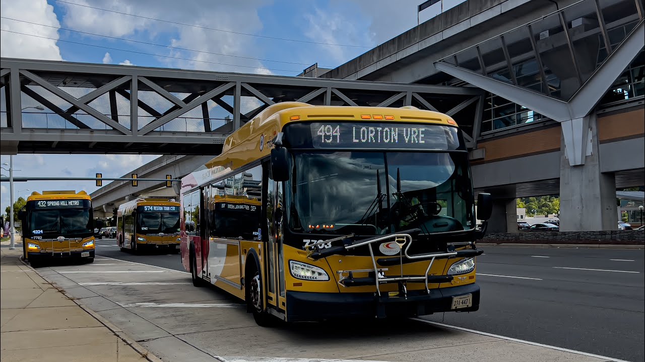 fairfax-connector-2011-new-flyer-xd40-7703-on-route-494-youtube