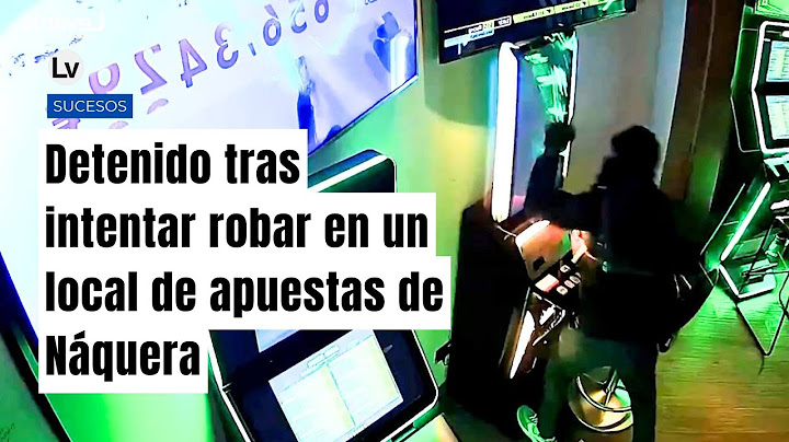 Detenido tras intentar robar, armado y con un cuchillo, en un local de apuestas de Náquera