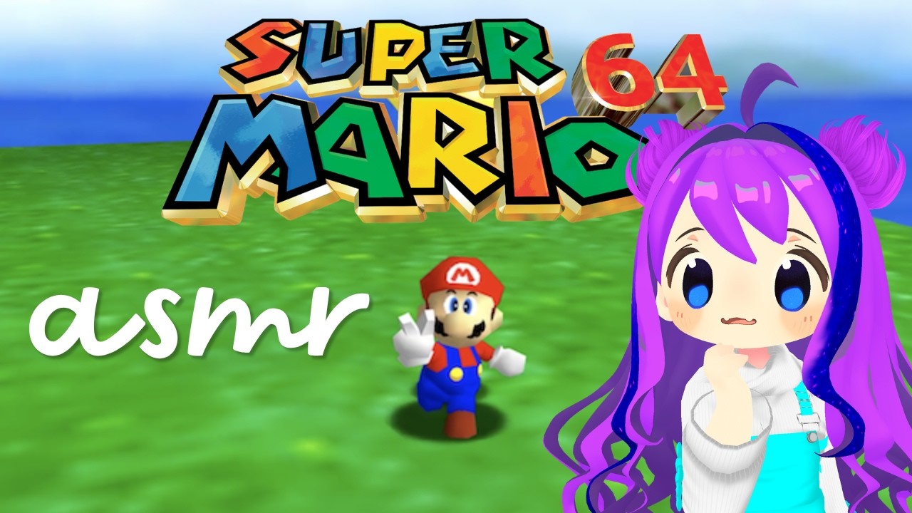 ASMR Gameplay | VTuber joga Super Mario 64