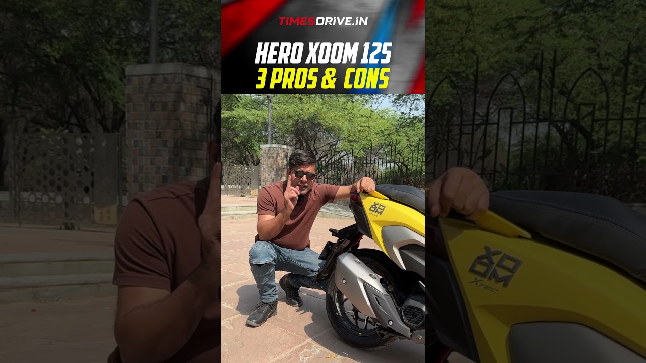 Hero Xoom 125 | 3 Pros & Cons | Best 125cc Scooter | Features | Times Drive 