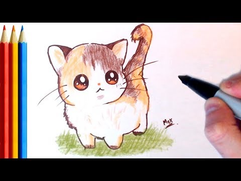 View 20 Cartoon Cute Drawing Easy Kitten Cat - experttrendarea