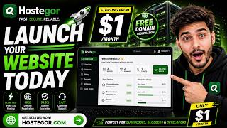 $1 Hosting 😳 Launch Your Website Today + FREE Domain (Full Setup Guide 2026)