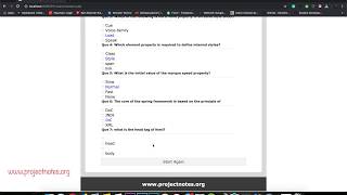 Online Exam System PHP/MYSQL || ProjectNotes