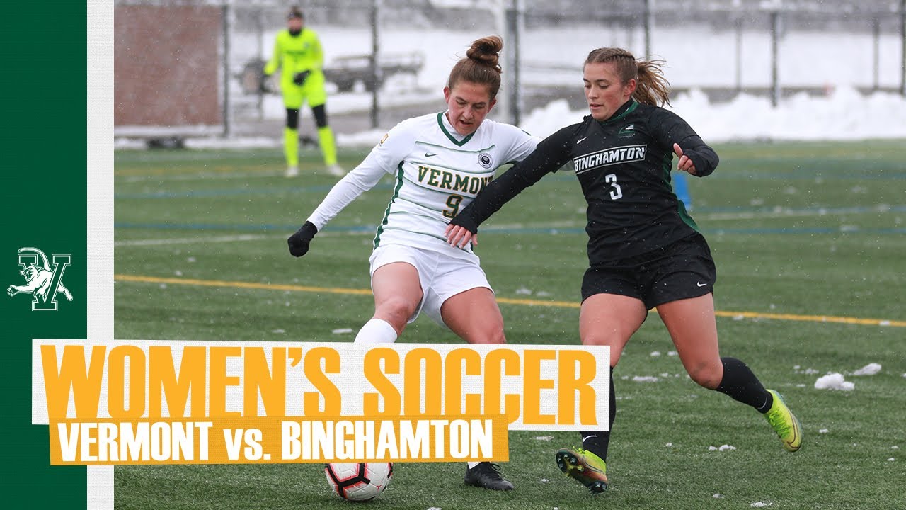 Women's Soccer Vermont vs. Binghamton (4/1/21) YouTube