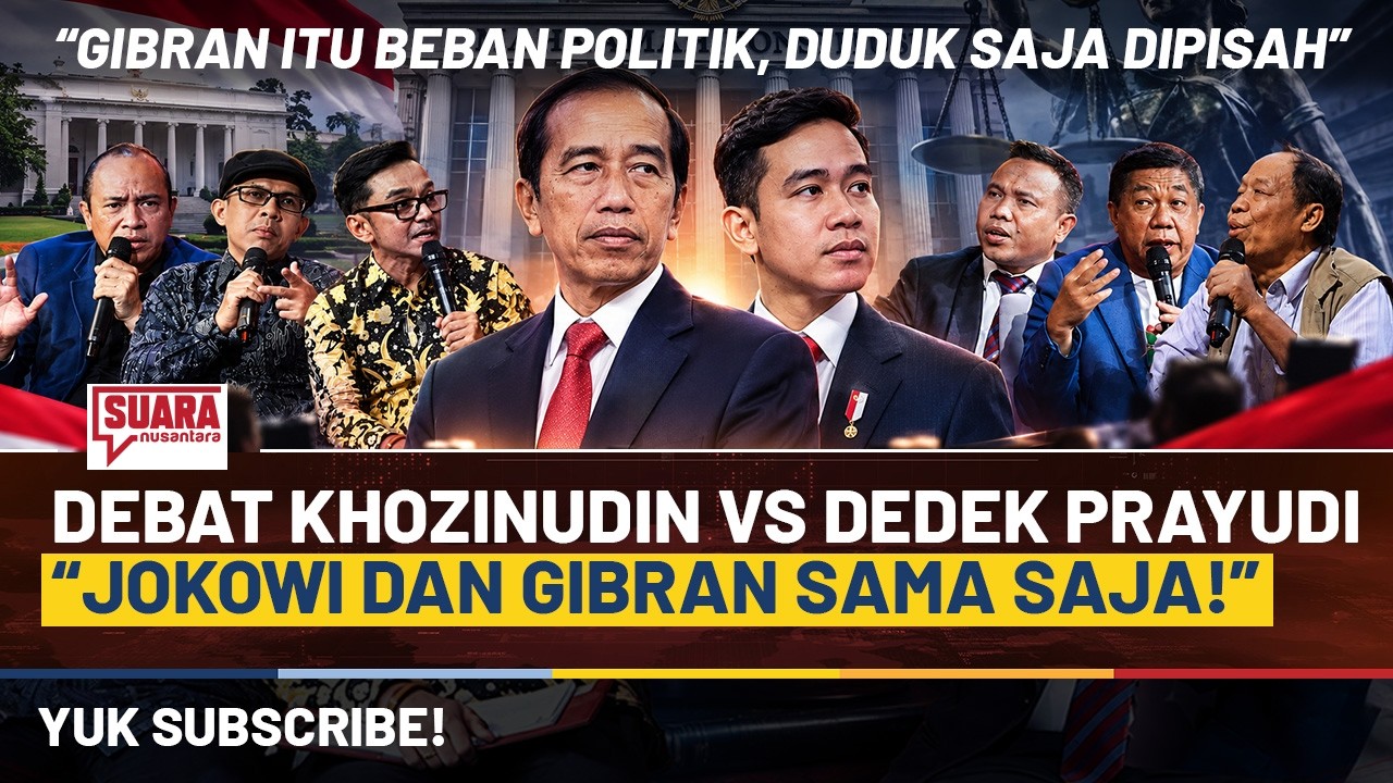 [FULL] PANAS! Debat Khozinudin vs Dedek Prayudi Soal Ijazah Gibran: Moral Apa yang Ditabrak?