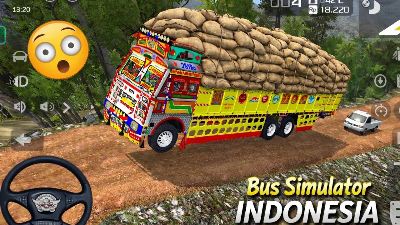 Bus simulator indonesia india TATA over loading truck  off-road vehicles crash💥moment 