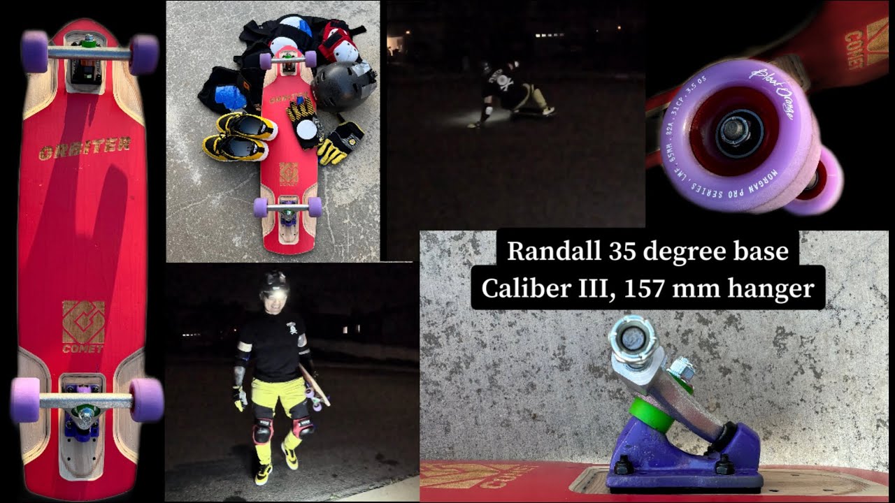 Comet Orbiter | first time non symmetrical set up | stoked on tracks Blood Orange Morgan Pro