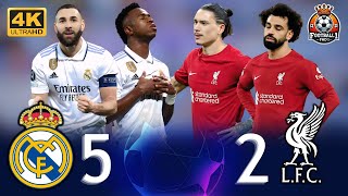 Real Madrid, bir geri dönüşle Liverpool'u yerle bir etti 🤯🔥💥 ● Liverpool (2-5) Real Madrid ¦ 4K 🎬