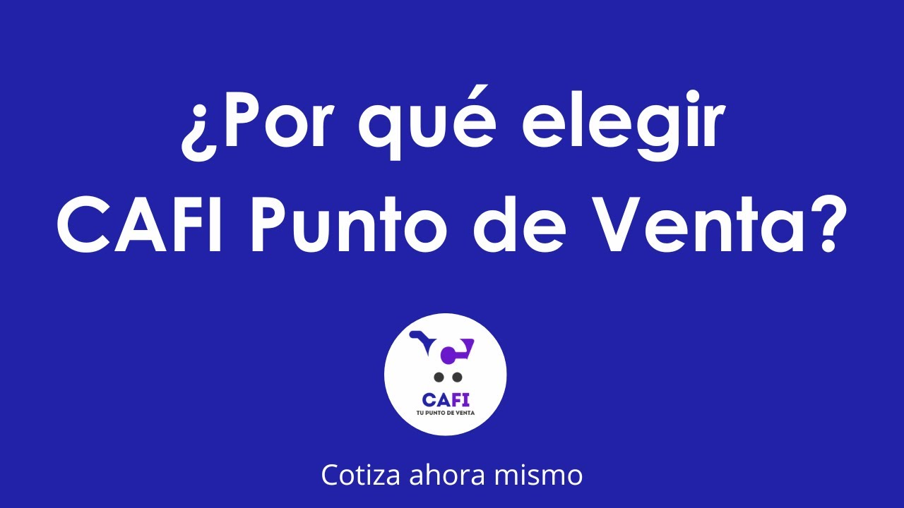 ¿POR QUÉ CAFI ES EL MEJOR PUNTO DE VENTA PARA TU EMPRESA? - YouTube