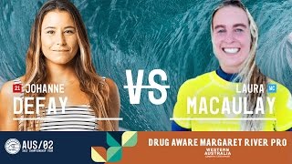 Celebrity Johanne Defay vs. Laura Macaulay - Round Two, Heat 3 - Drug Aware Margaret River Pro 2017 (W) Profile