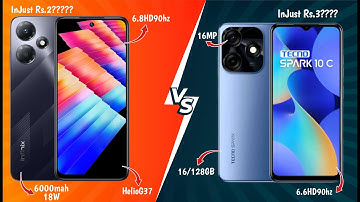 Infinix Hot 30 Play Vs Tecno Spark 10c - Comparison!!