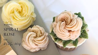 How to pipe a spiral rose cupcake (Preview)