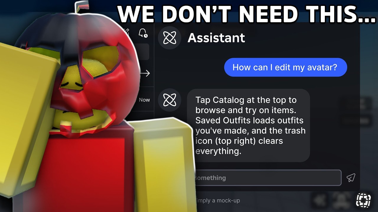 ROBLOX IS ADDING ANOTHER AI UPDATE NOBODY ASKED FOR...