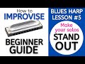Blues Harmonica Improvisation Lesson 5 - Developing Variety