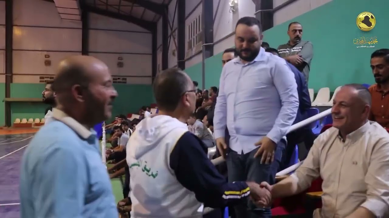 كنا ومازلنا داعمين لجميع النشاطات الرياضية حضورنا نهائي كرةاليد بين فريقين ابطال من فرق هيت الرياضية