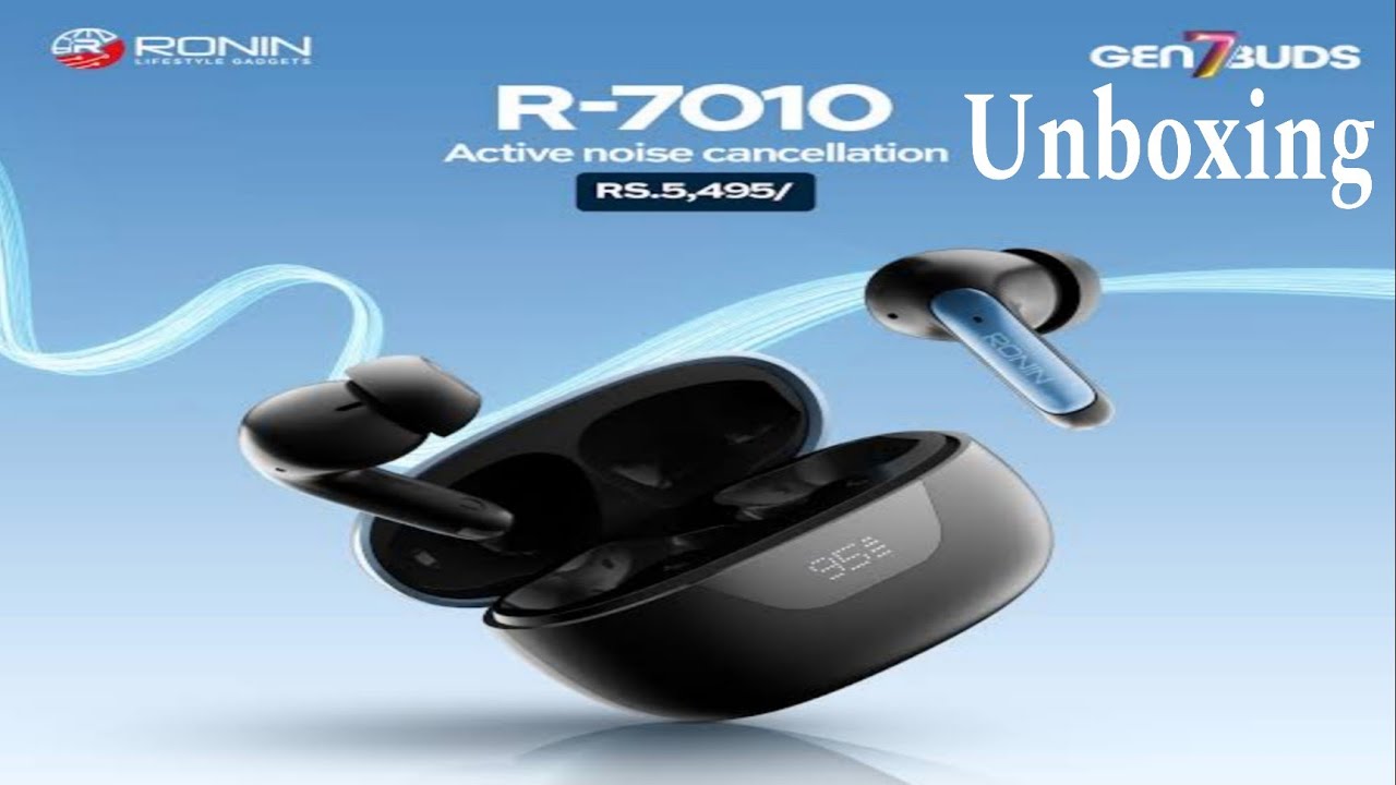 Ronin R-7010 ANC AirBuds Unboxing | Ronin - YouTube