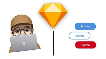 Sketch 2020 - Responsive Button Design With Symbol