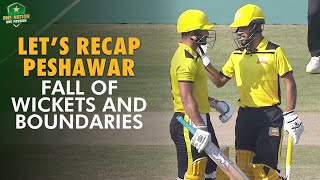 Lets Recap Peshawar FOW & Boundaries | Peshawar vs FATA | Pakistan Cup 2023/24 | PCB | M1V1A