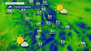 Mild and breezy start to the week