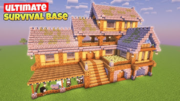Minecraft Ultimate Survival Base Tutorial⚒️